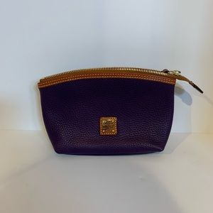 Dooney & Burke Purple Cosmetic Bag